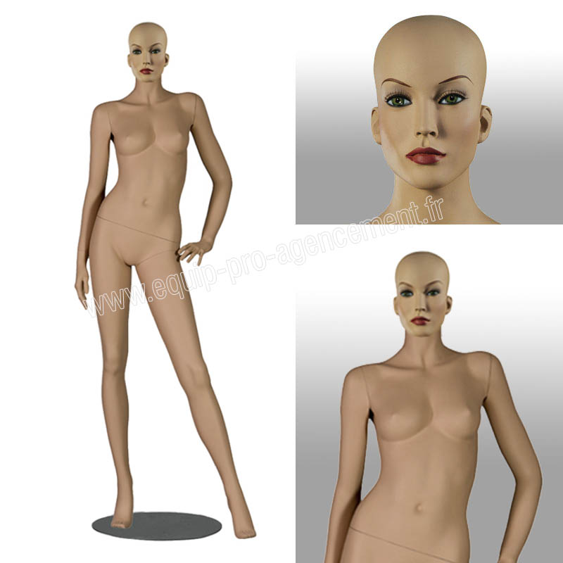 mannequin vitrine femme debout ref:liz-2 de la gamme CHANEL