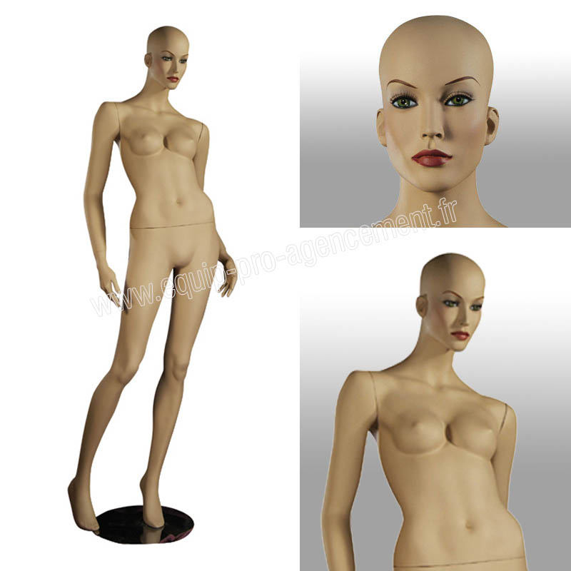 mannequin de vitrine femme debout ref:marlene de la gamme CHANEL