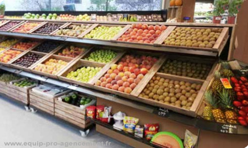 ilot fruits et legumes 2 niveaux modulaire en situation